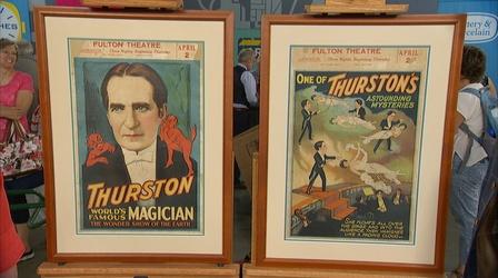 Video thumbnail: Antiques Roadshow Appraisal: 1931 Thurston The Magician Lobby Cards