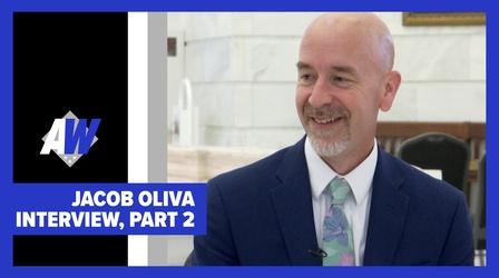 Video thumbnail: Arkansas Week Jacob Oliva Interview (Part 2)