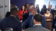US Education Secretary at Camden High School