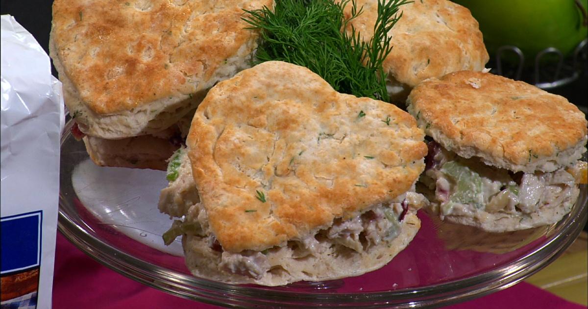 Carolina Outdoor Journal | Herb Biscuits with Chicken Salad | Simple ...