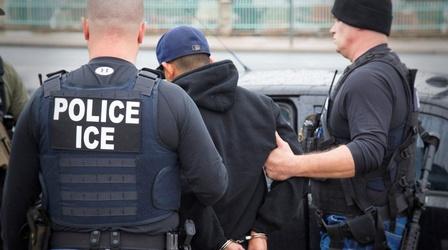 Video thumbnail: PBS NewsHour Half targeted by ICE had traffic convictions or no record