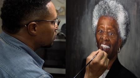 Video thumbnail: ncIMPACT Greenville Artist Blends Past with Future to Raise Hope