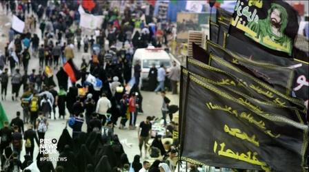 Video thumbnail: PBS NewsHour Does Iran's religious influence translate to Iraqi politics?