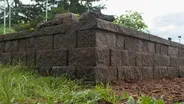 Mulch in the Landscape & New Retaining Wall