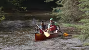 Wi. Life Host Angela Fitzgerald Paddles The Bois Brule River
