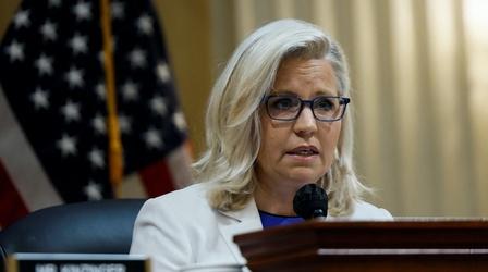 Video thumbnail: PBS NewsHour Rep. Liz Cheney on political violence and future of GOP