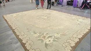 Appraisal: Large American Hook Carpet, ca. 1920