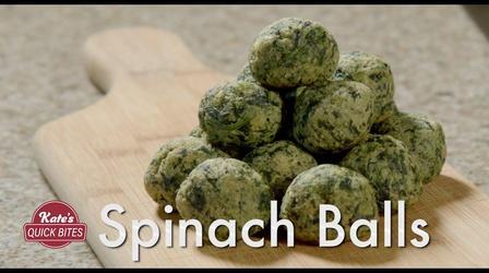 Video thumbnail: Broad and High Kate’s Quick Bites: Spinach Balls