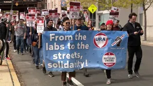 Rutgers health care workers march, still await contract