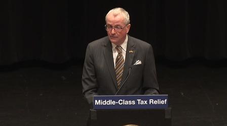 Video thumbnail: NJTV News Governor signs budget that includes millionaires tax