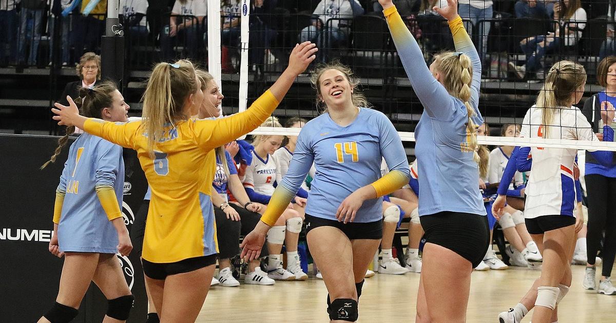 High School Activities 2021 A Volleyball Hamlin vs. Parkston