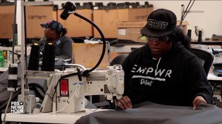 Video thumbnail: PBS NewsHour How a Detroit nonprofit provides jobs, clothing and shelter