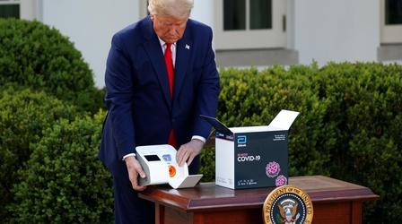 Video thumbnail: PBS NewsHour How the president's coronavirus approach has changed