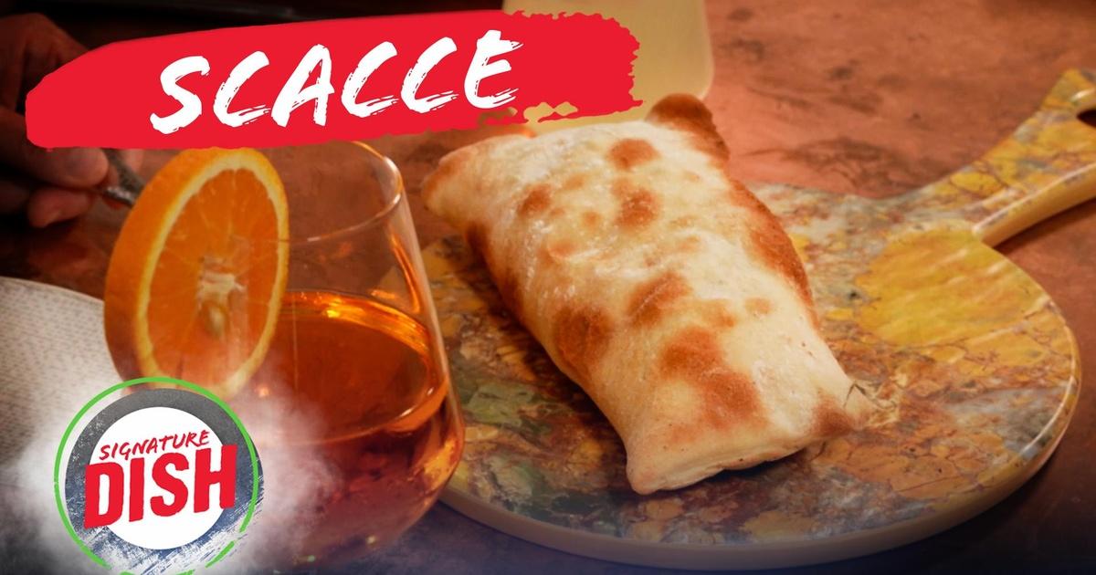 Signature Dish The Sicilian Flatbread at Piccolina is Stuffed with