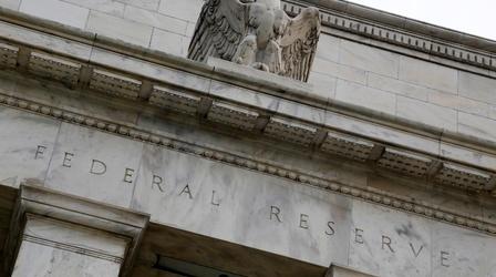 Video thumbnail: PBS NewsHour News Wrap: Key Fed barometer shows inflation at 30-year high