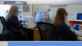 Video thumbnail: Carolina Impact Making Masks to Protect from COVID-19