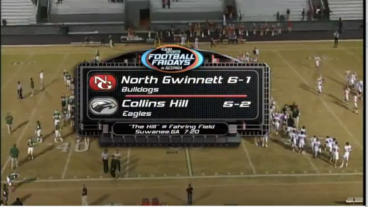 North　PBS　in　Football　Fridays　Season　vs.　2012　Collins　Georgia　Episode　23　Gwinnett　Hill