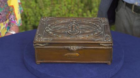 Video thumbnail: Antiques Roadshow Appraisal: Fake Tiffany Bronze Casket, ca. 1980