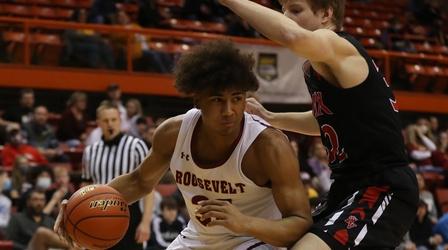Video thumbnail: High School Activities 2021 Boys AA Basketball | SF Roosevelt vs. Brandon Valley