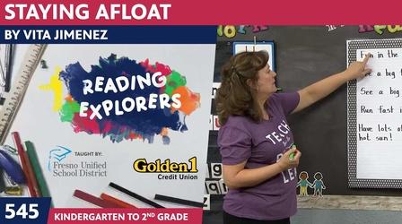 Video thumbnail: Reading Explorers K-2-545: Staying Afloat by Vita Jimenez