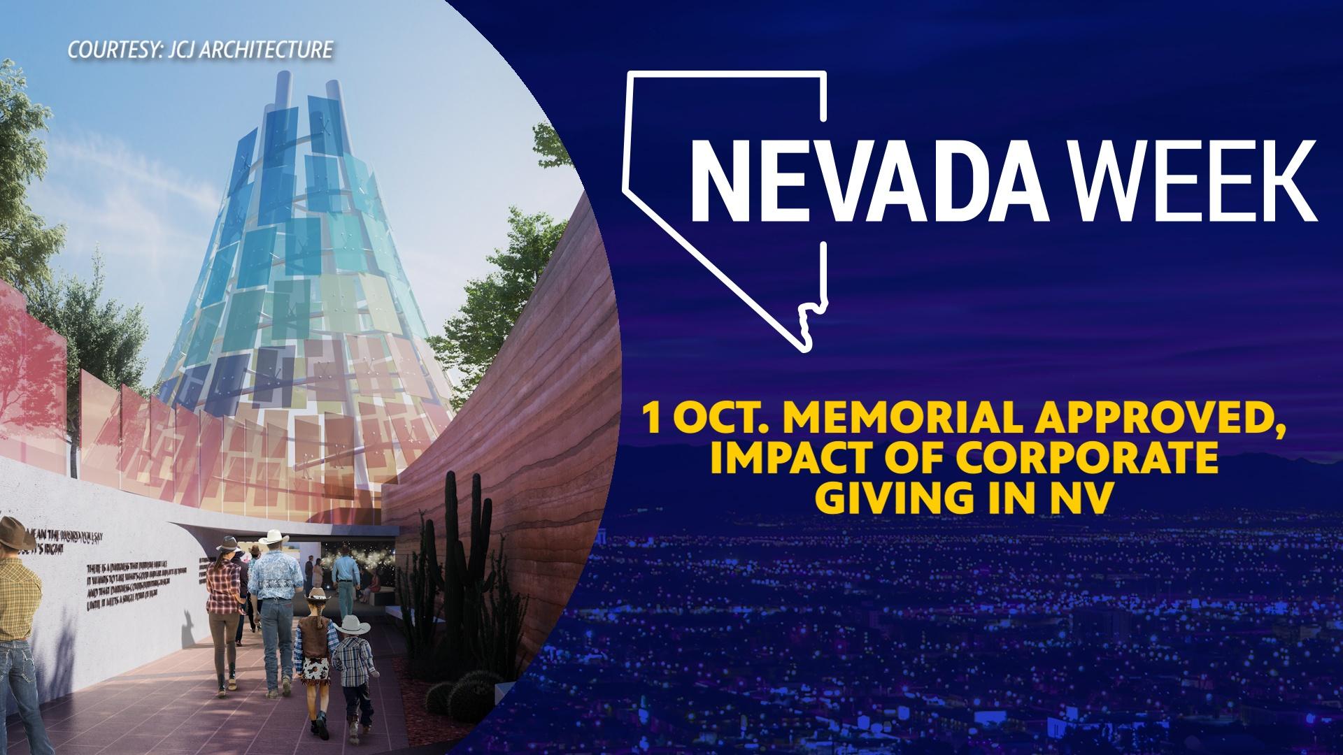 1 Oct. Memorial approved, Impact of Corporate Giving in NV