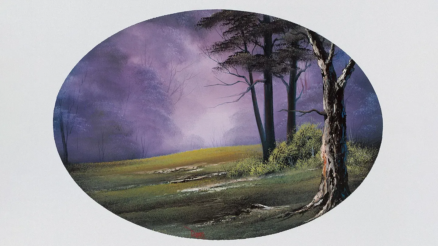 Misty Forest Oval