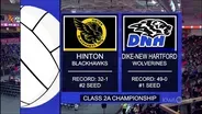 Class 2A - Dike-New Hartford Wolverines vs Hinton Blackhawks