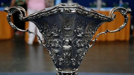 Video thumbnail: Antiques Roadshow Appraisal: Tiffany Renaissance Revival Silver Vase, ca. 1905