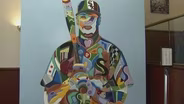 Muralist Asend Blends Latinidad, Baseball Love in Portrait