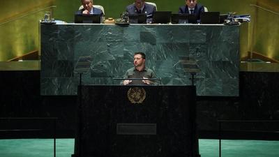 Zelenskyy addresses UN in push to expand support for Ukraine