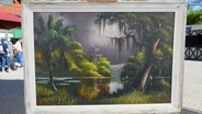 Appraisal: Harold Newton Oil on Fiberboard, ca. 1975
