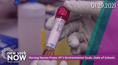 Video thumbnail: New York NOW Nursing Homes Probe, NY's Environmental Goals, Schools