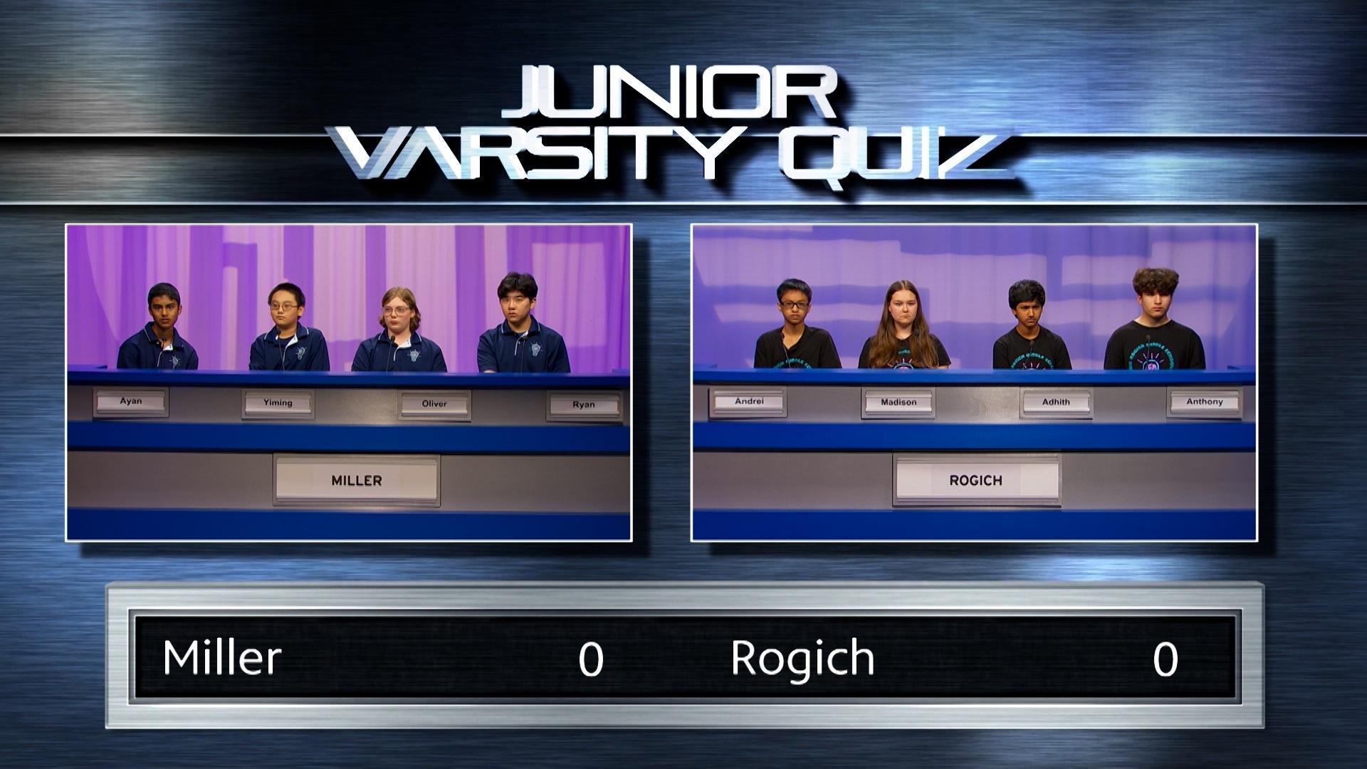 MILLER VS. ROGICH / Silver Championship