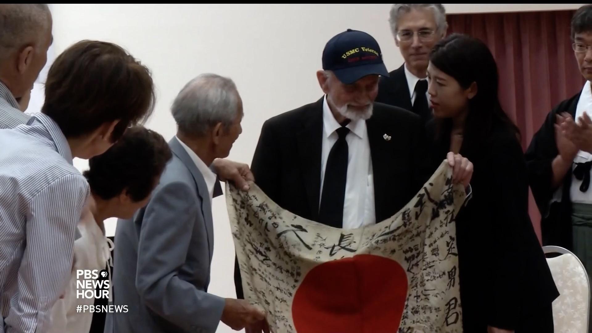 WWII veteran returns a fallen soldier’s family keepsake