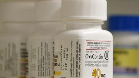 Video thumbnail: PBS NewsHour OxyContin maker Purdue will stop selling doctors on opioids