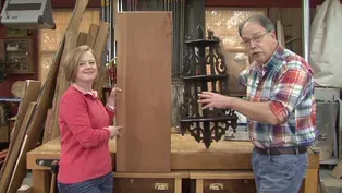 Scrolled Corner Shelf