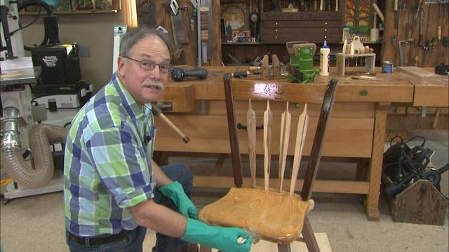 American Woodshop | The Burkhardt Inspired Green Man Chair