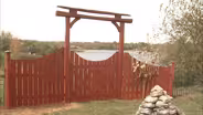 Garden Fan Trellis and Garden Gates