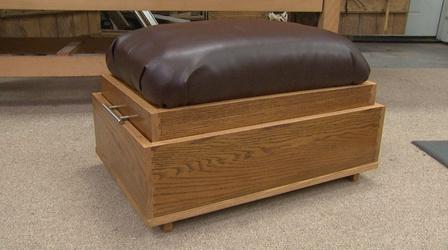 Video thumbnail: American Woodshop Ottoman Storage Stool with Reversible Top