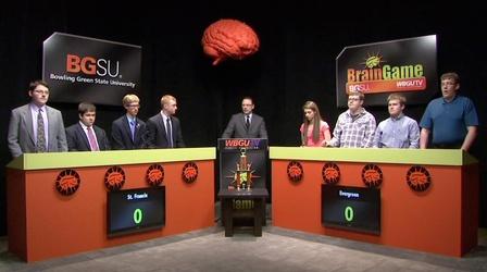 Video thumbnail: BGSU Brain Game St. Francis vs Evergreen
