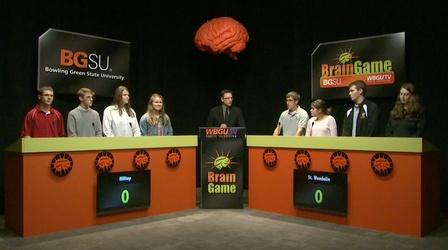 Video thumbnail: BGSU Brain Game Hilltop vs St. Wendelin