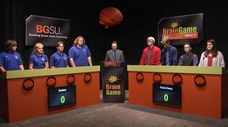 Video thumbnail: BGSU Brain Game Danbury vs Patrick Henry (2016-2017)