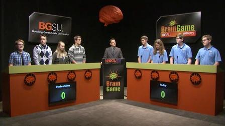 Video thumbnail: BGSU Brain Game Pandora-Gilboa vs Findlay (2016-2017)