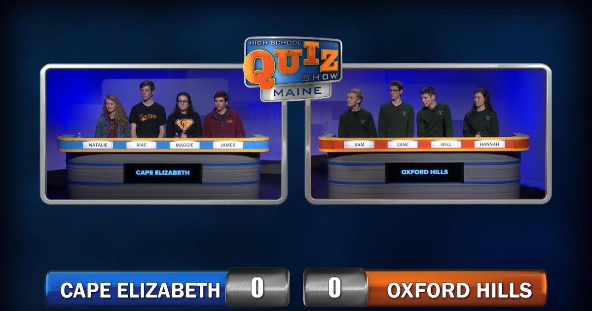High School Quiz Show Maine Cape Elizabeth vs. Oxford Hills Season