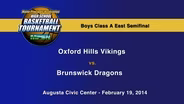Oxford Hills vs. Brunswick Boys Class A East Semifinal