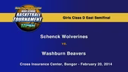 Schenck vs. Washburn Girls Class D East Semifinal