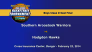 Southern Aroostook vs. Hodgdon Boys Class D East Final