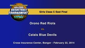 Video thumbnail: Maine High School Basketball Tournament Calais vs. Orono Girls C East Final