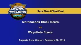 Video thumbnail: Maine High School Basketball Tournament Maranacook vs. Waynflete Boys C West Final