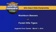 Washburn vs. Forest Hills Girls Class D State Championship